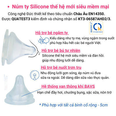 Bình Sữa Thuỷ Tinh Babi1 Cổ Rộng Tráng Bọc Silicon Chống Vỡ Và Cảm Biến Nhiệt Độ - Dung tích 240ml  Cho trẻ từ 12 tháng tuổi