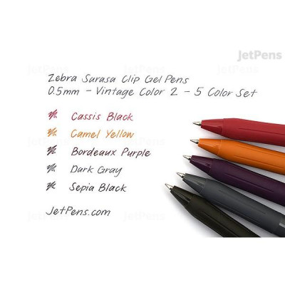 Viết Gel Sarasa Clip Vintage 0.5mm - Zebra Nhật Bản 