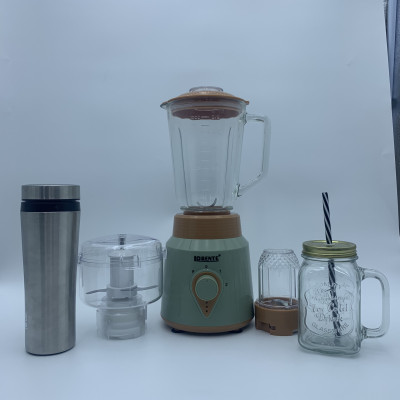 Máy xay sinh tố đa năng kèm bình giữ nhiệt Lorente LT-2626 màu vàng xanh - Hàng Chính Hãng