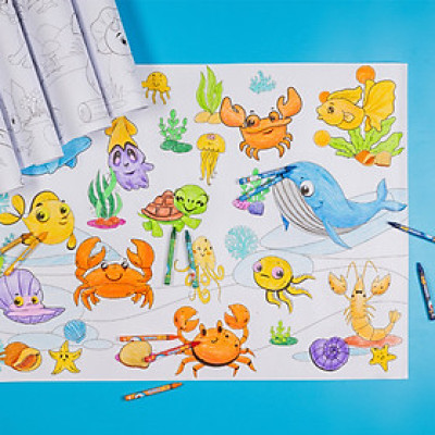 Tranh cuộn tô màu DIY Thiên Long Colokit CRO-C001