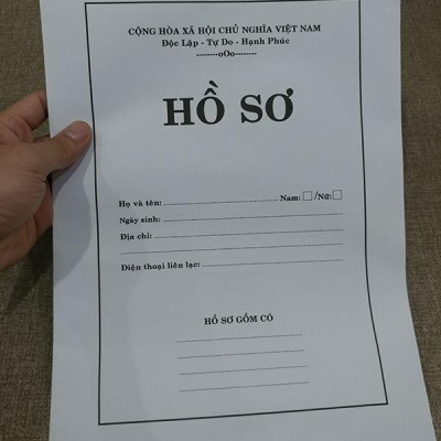 Bộ Hồ Sơ Xin Việc - Màu Trắng