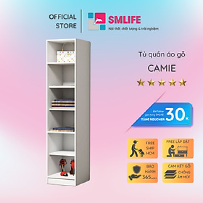 Tủ để quần áo bằng gỗ chất lượng cao SMLIFE Camie