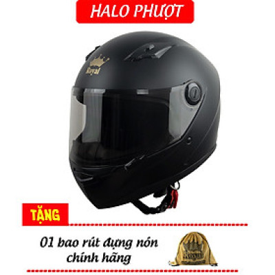 Mũ Bảo Hiểm Royal Fullface M136 - Đen Nhám