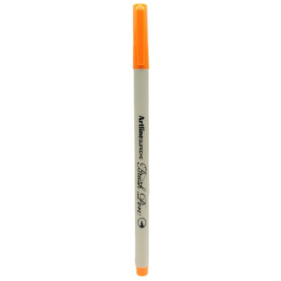 Bút Lông Đầu Cọ Artline Supreme Brush Pen EPFS-F - Fluoro Orange