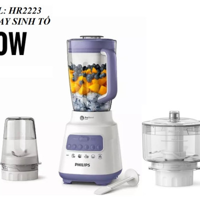 Máy xay sinh tố Philips HR2223 - 700W - 1.5Lít- Hàng Chính Hãng
