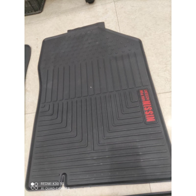 Thảm sàn, lót sàn cao su đúc xe Hyundai Accent 2018 - 2022 Hàng không mùi - Mẫu tổ ong chữ đỏ