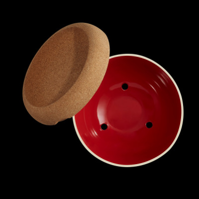 Hũ Bảo Quản Cỡ Lớn Emile Henry EH348764 Ø 27cm 4.7L Màu Đỏ Burgundy