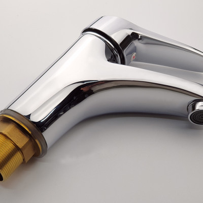 Vòi lavabo nóng lạnh Eurolife EL-6002 (Trắng bạc)