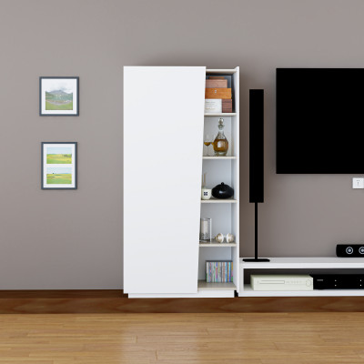 [Happy Home Furniture] VIGGO, Tủ quần áo 1 cửa mở, 90cm x 59cm x 180cm ( DxRxC), TCM_175