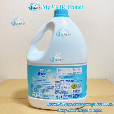Nước Xả Quần Áo Cho Bé D-nee - Chai 3000ml (Xanh)