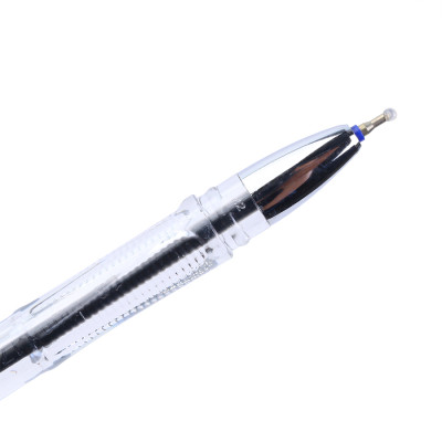 Hộp 10 Cây Viết Bi Gel Đậy Nắp Digno Selfy 0.7 mm (Mực Xanh)