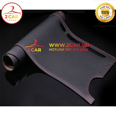 Thảm taplo da carbon xe Hyundai Creta 2022, 2023 chống nóng tốt, chống trơn trượt, vừa khít theo xe, vân cacbon cao cấp