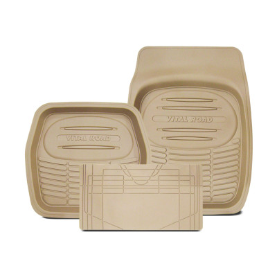 Bộ Thảm Lót Sàn Ô Tô PACKY PODA 5455 Màu Kem 4 Chỗ