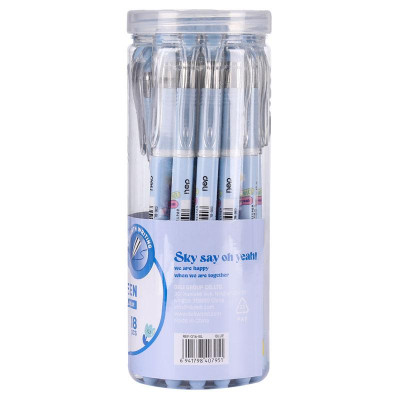 Bút Gel Deli 0.5 mm - Phiên Bản Sơn Tùng M-TP Giới Hạn - Deli G16-BL - Màu Xám - Mực Đen