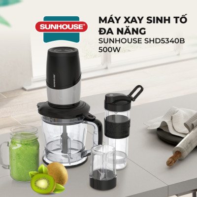 Máy Xay Sinh Tố Đa Năng Sunhouse SHD5340B (500W) - Hàng chính hãng