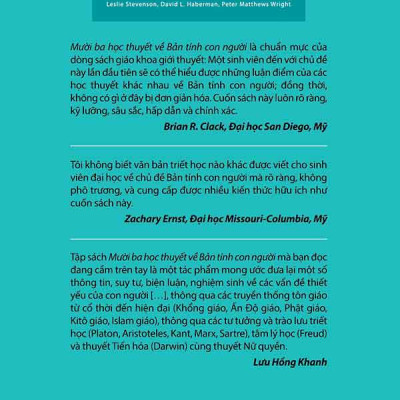 Mười Ba Học Thuyết Về Bản Tính Con Người (Tái bản năm 2024)