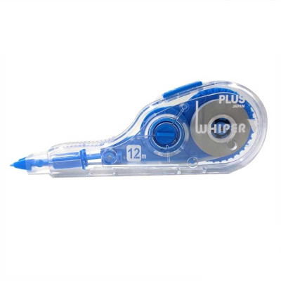 Băng Xóa Plus V-42-V267 (5mm x 12m) - Xanh Dương