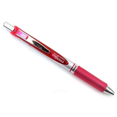 Bút Gel Bấm 0.7mm Pentel BL77-P - Màu Hồng