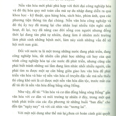 Văn Hoá Và Cư Dân Đông Bằng Sông Hồng - Vũ Tự Lập chủ biên 