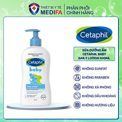 Sữa dưỡng thể dịu lành cho bé Cetaphil Baby Daily Lotion 400ml