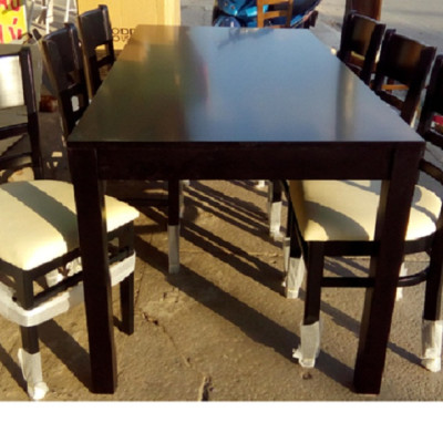 Bộ Bàn Ăn CABIN 6 Ghế (Đen)