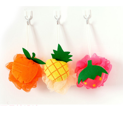 Bộ 3 Bông Tắm Hình Trái Cây Hàn Quốc Xinh Xắn - PaKaSa ( Giao mẫu ngẫu nhiên)