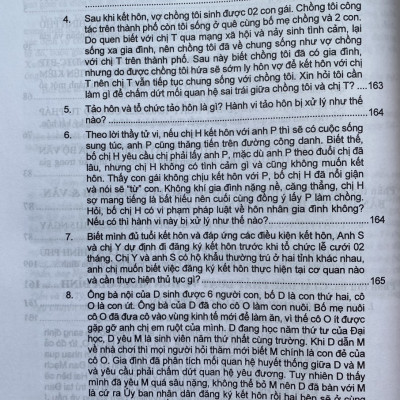 Luật Hôn nhân và gia đình - Luật phòng, chống bạo lực gia đình và 166 tình huống giải đáp pháp luật về hôn nhân gia đình 