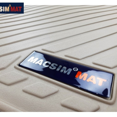 Thảm lót cốp xe ô tô HYUNDAI TUCSON 2015+ nhãn hiệu Macsim chất liệu TPV cao cấp màu đen, (093)