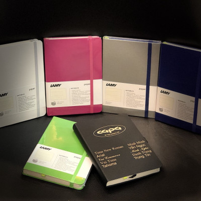 Gift Set Lamy Notebook A6 Softcover Black + Lamy AL-Star Bronze - GSA6-AL003