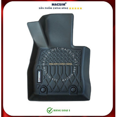 Thảm lót sàn xe ô tô Mazda 2 2016- nay Nhãn hiệu Macsim chất liệu nhựa TPE cao cấp màu đen