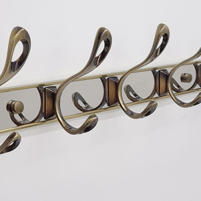 Móc treo quần áo 5 chấu mạ Đồng giả cổ Eurolife EL-M3 (Vàng)