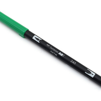 Bút lông cọ hai đầu Tombow ABT Dual Brush Pen - Brush/ Bullet - Port Red (757)