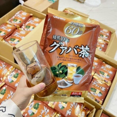 Trà ổi Hỗ Trợ Giảm Câ.n, Giúp Giải Độc, Thanh Lọc Cơ Thể Orihiro Nhật Bản Gói 60 Túi Nhật Bản