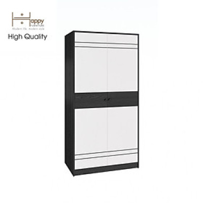 [Happy Home Furniture] TAKO, Tủ quần áo 2 cửa mở , 90cm x 54cm x 180cm ( DxRxC), TCM_140