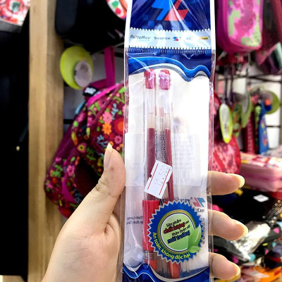 Vỉ 2 Bút Gel Sunbeam - Thiên Long Gel-08 - Mực Xanh