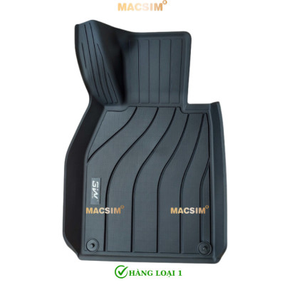 Thảm lót sàn xe ô tô Porsche 911 Nhãn hiệu Macsim 3W chất liệu nhựa TPE đúc khuôn cao cấp - màu đen
