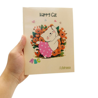 Tập Học Sinh Happy Cat 4 Ô Ly 96 Trang 80gsm - The Sun 02 (Mẫu Màu Giao Ngẫu Nhiên)