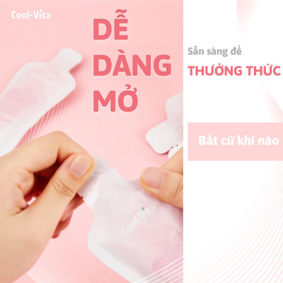 Combo 4 Hộp Nước Uống Collagen Peptide 3000mg Coolvita Hỗ Trợ Trẻ Hóa Sáng Da, Hỗ Trợ Dưỡng Tóc và Móng Kết Hợp Vitamin B3 (45ml× 7 túi)/hộp