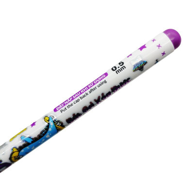 Bút Gel Xoá Được 0.5 mm Dinosaur - Smart Kids EG02 - Mực Tím