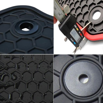 Thảm sàn, lót sàn cao su 3D không mùi Cao cấp dành cho xe Ford Everest 2016-2019