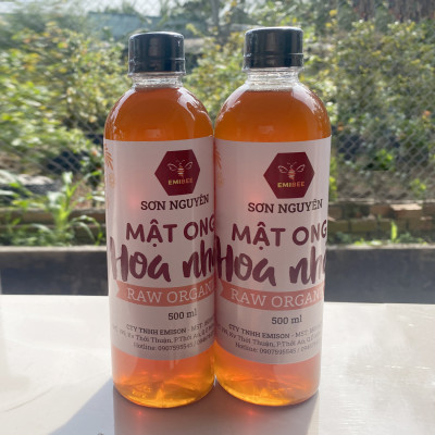 Mật Ong Hoa Nhãn Nguyên Chất 500 ml, món quà giá trị từ thiên nhiên