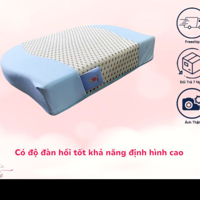 Gối Chống Trào Ngược Cho Bé Babyskin, Chống Chớ Sữa, Chống Sặc Chất Liệu Latex Foam Êm Ái Không Mùi