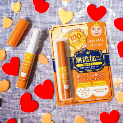 Son Dưỡng Môi Chống Nứt Nẻ Dành Cho Bé Từ 06 Tháng Tuổi Và Da Nhạy Cảm Kissme Mommy Lips (2.5 G)
