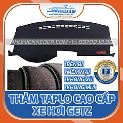 Thảm chống nóng taplo cho xe HYUNDAI GETZ chất liệu Nhung Lông cừu 3 lớp chống trượt