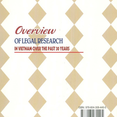 Tổng Quan Tình Hình Nghiên Cứu Về Pháp Luật Ở Việt Nam Trong Hơn 30 Năm Qua