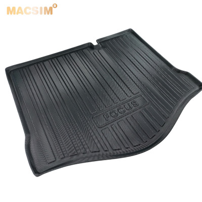 Thảm lót cốp xe ô tô Ford Focus hatback qd 2005-2011 nhãn hiệu Macsim chất liệu TPV cao cấp màu đen