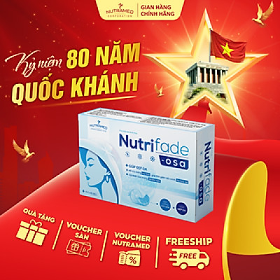 Viên uống Nutrifade Osa hỗ trợ làm chậm quá trình lão hoá da, cải thiện khô sạm, làm trắng da - Nutramed