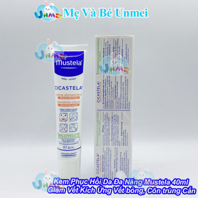 Kem Phục Hồi Da Đa Năng Mustela Cicastela Repairing Cream 40ml Dành Cho Bé Từ Sơ Sinh Và Trẻ Em