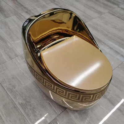 Bồn cầu mạ vàng, Bệt mạ vàng quả trứng nhập khẩu GROVES R22 Gold