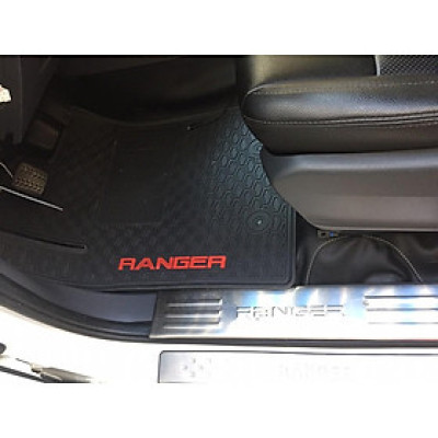 Thảm Lót Sàn Cao Su Dành Cho Xe Ranger 2016-2020- Hàng Cao Su Đúc Ko Mùi